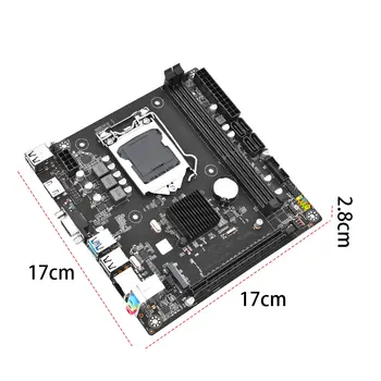 Základní deska B75M-I pro stolní počítače s paticí LGA 1155 a mini-ITX, podporuje dvoukanálové DDR3 16GB počítače, základní deska pro kancelář 10 nejlepší prodej Základní deska 1155 ITX - №1