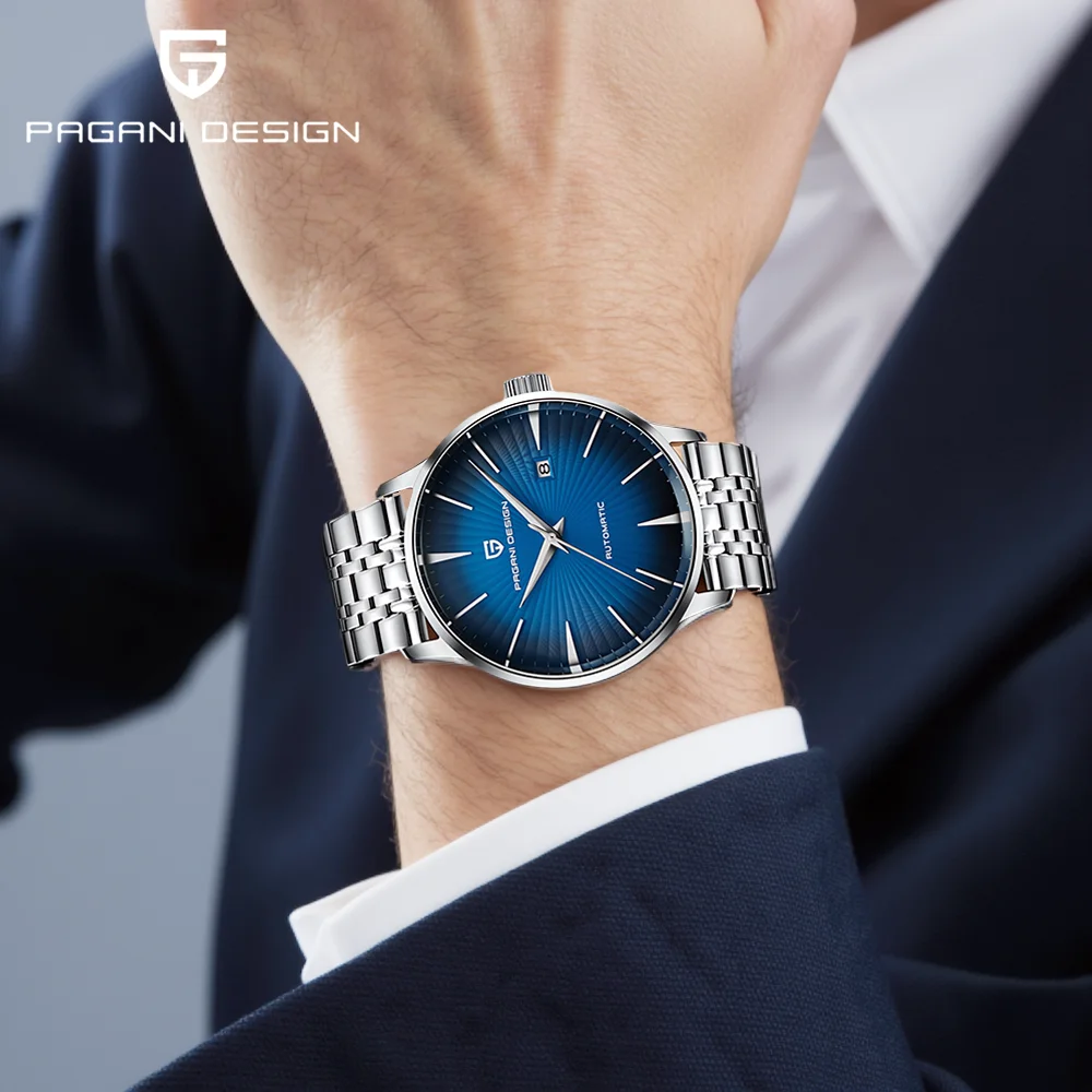 PAGANI Mechanical Watch Men's Fashion Waterproof Steel Strip Watch