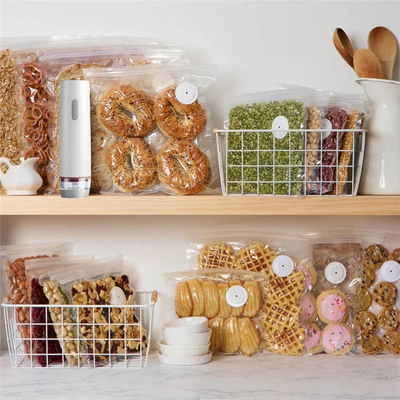 Selador de alimentos compacto-scelleador a vácuo prático para operação contínua de alta velocidade com 30 sacos seladores a vácuo-AA80