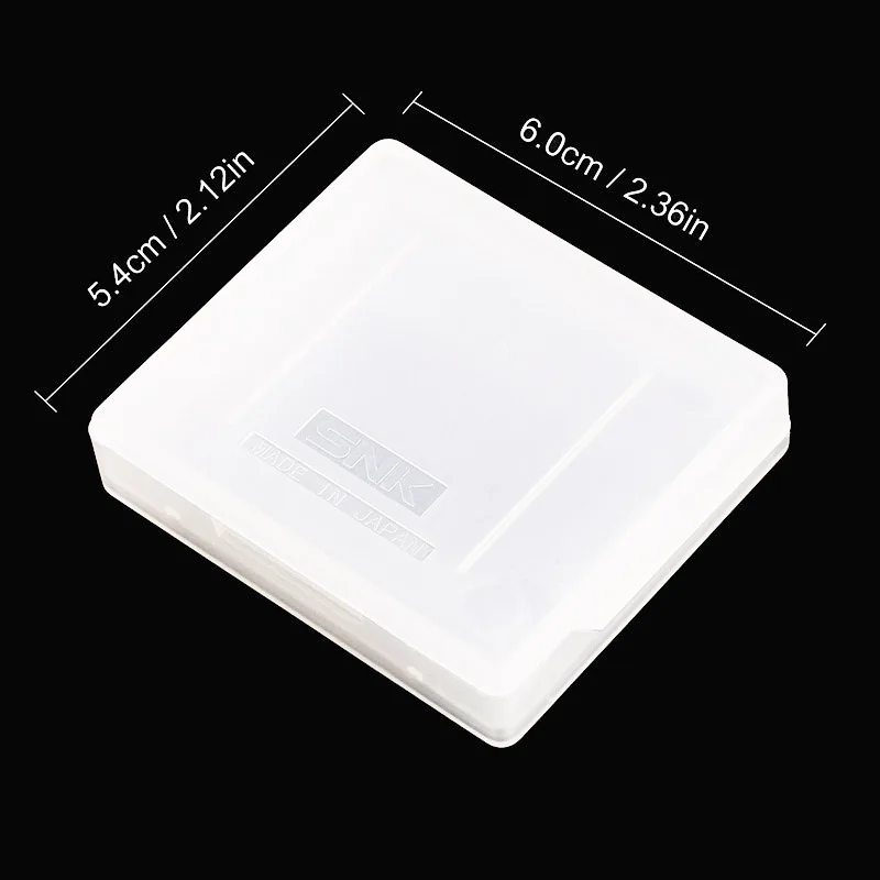 SNK Neo Geo 포켓 컬러 NGPC 플라스틱 게임 카드 Catrage 스토리지에 대한 10pcs 클리어 게임 카트리지 박스 케이스