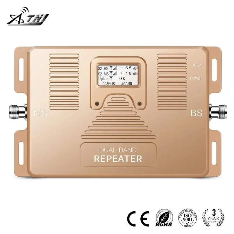 Global Frequency!Dual band speed 2g 4g LTE 800/1800MHz Smart mobile signal booster 4g cell phone signal repeater amplifier kit