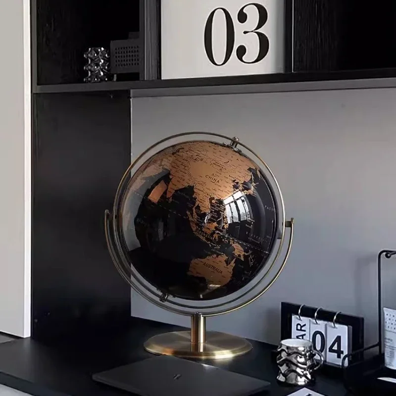 

Metal Base World Globe, Rotating World Globe with Stand, for Children To Learn, for Classroom Geography Education