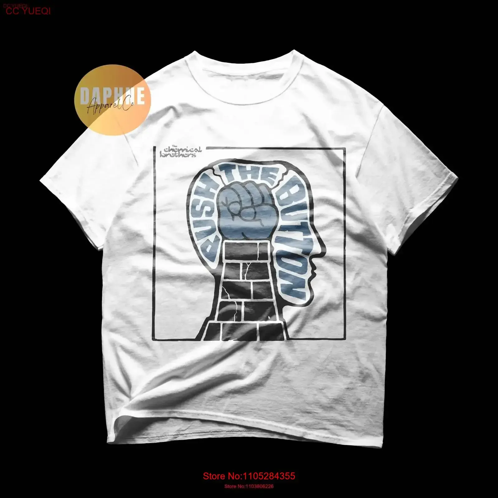 The Chemical Brothers Push Button Album Cover unisex shirt Tom Rowlands Ed Simons 90s Electronic Rock Music Band Retro vintage