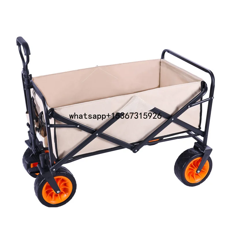 Outdoor Collapsible Multipurpose Wagon Trolley Foldable Folding Picnic Camping