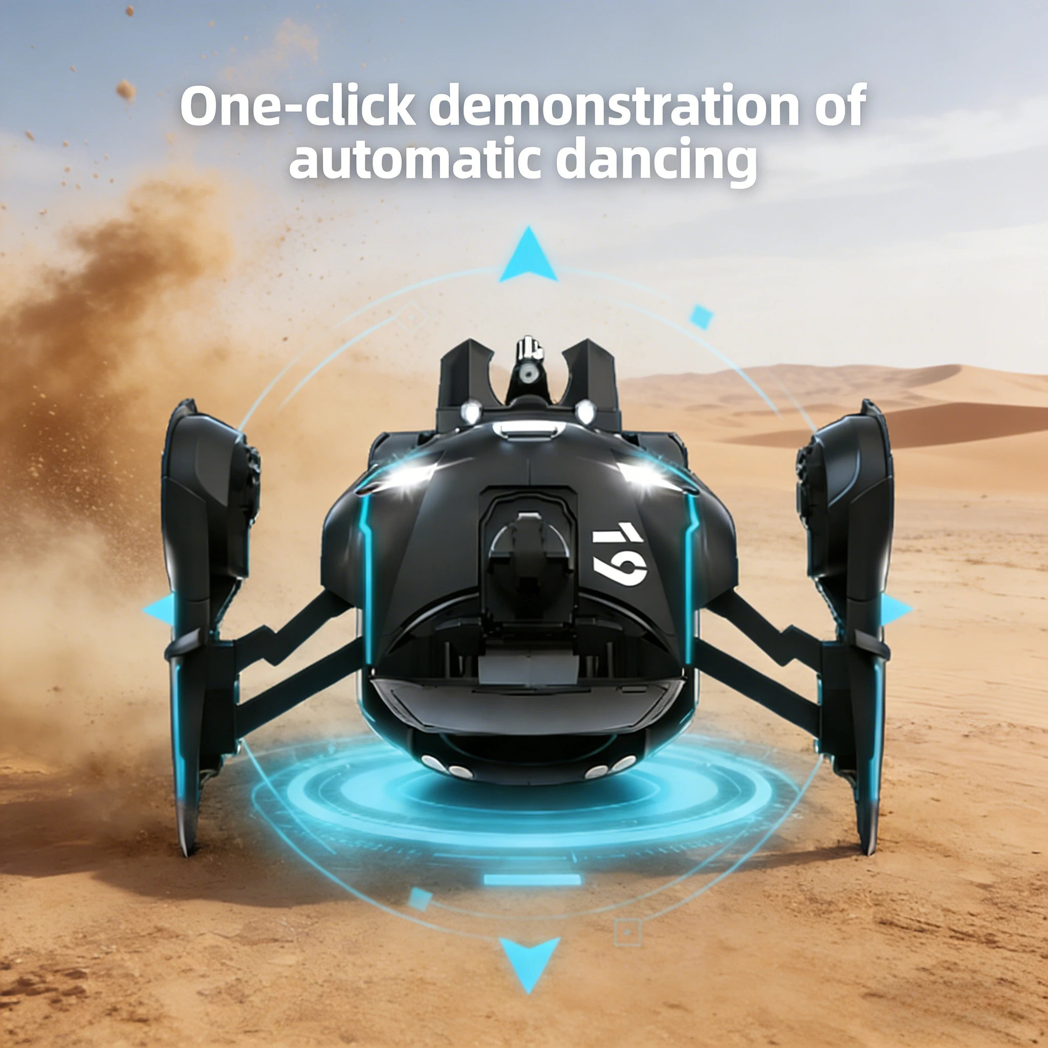 RockClimb Transformation RC Car – Robot de course rechargeable |   Jouet unisexe pour garçons et filles (à partir de 3 à 6, 8 ans)