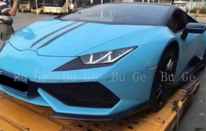 

New Carbon Fiber D-Style Front Bumper Lip Splitter Cover Body Kit forLamborghini Huracan LP610