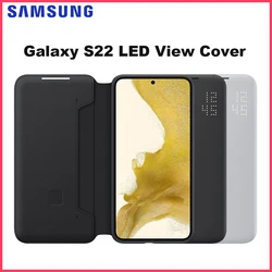 Original Samsung Galaxy S22 Smart LED View Cover S22 LED Display Card Holder Protective Case EF-NS901