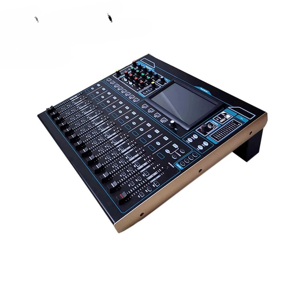 

V20 Pro Mixer Digital Pro Audio Цифровой микшер 20-канальный вход Многофункциональный DJ-микшер