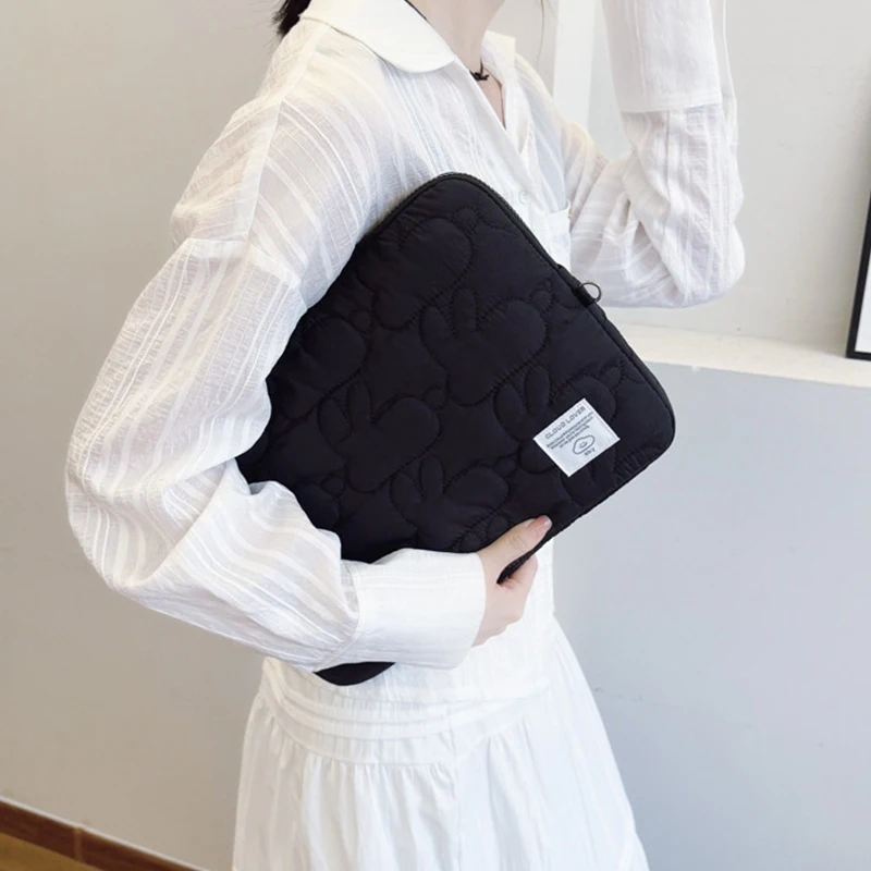 Koreaanse Leuke Laptoptas 13 14 15 Inch Voor Macbook Air Lenovo Tablet Sleeve Tas 11 Inch Voor IPad Pro 9.7 Air3 10.5 10.9 Xiaomi