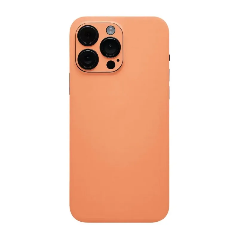 Plain Color Decal Skin for iPhone 17 16 15 Pro Max Mini Back Film Cover Wrap Rear Screen Protector Anti-scratch Durable Sticker