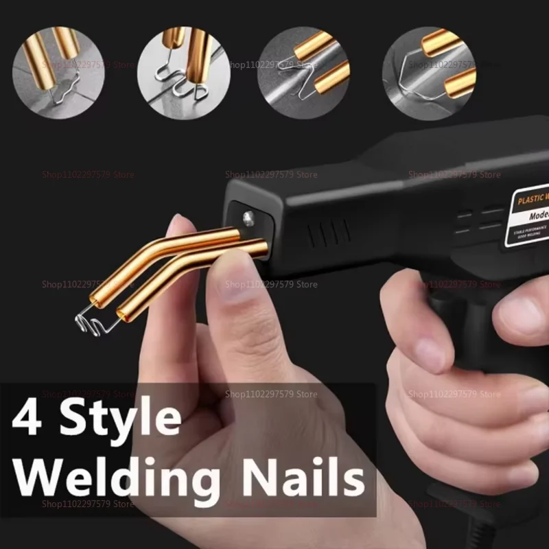 

Car Bumper Repair Kit Hot Stapler Welding Gun Plastic Soldering Iron Auto Body Fix Metal Plastic Repair Tool for Car Collision