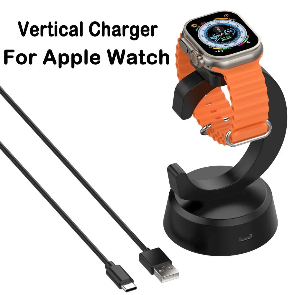 

C Shaped Vertical Charger Power Adapter Plastic Stable Watch Charger Bracket Display Charger Stand for Apple Watch