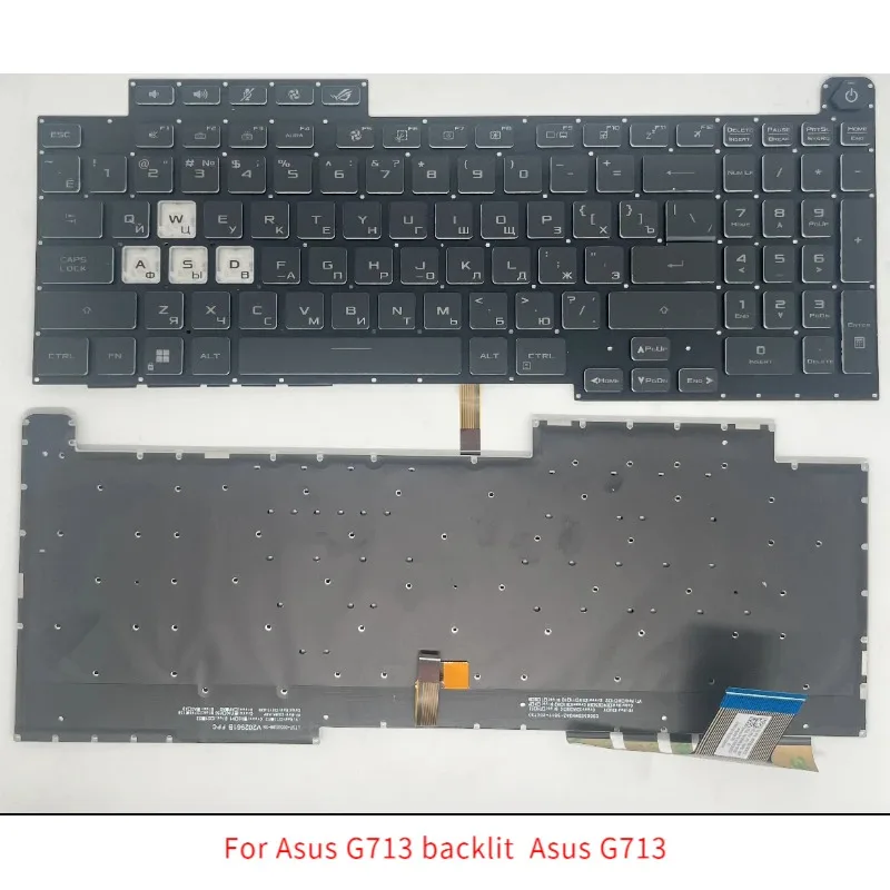 

Новая клавиатура для ноутбука Ru для Asus G713 с подсветкой Asus G713