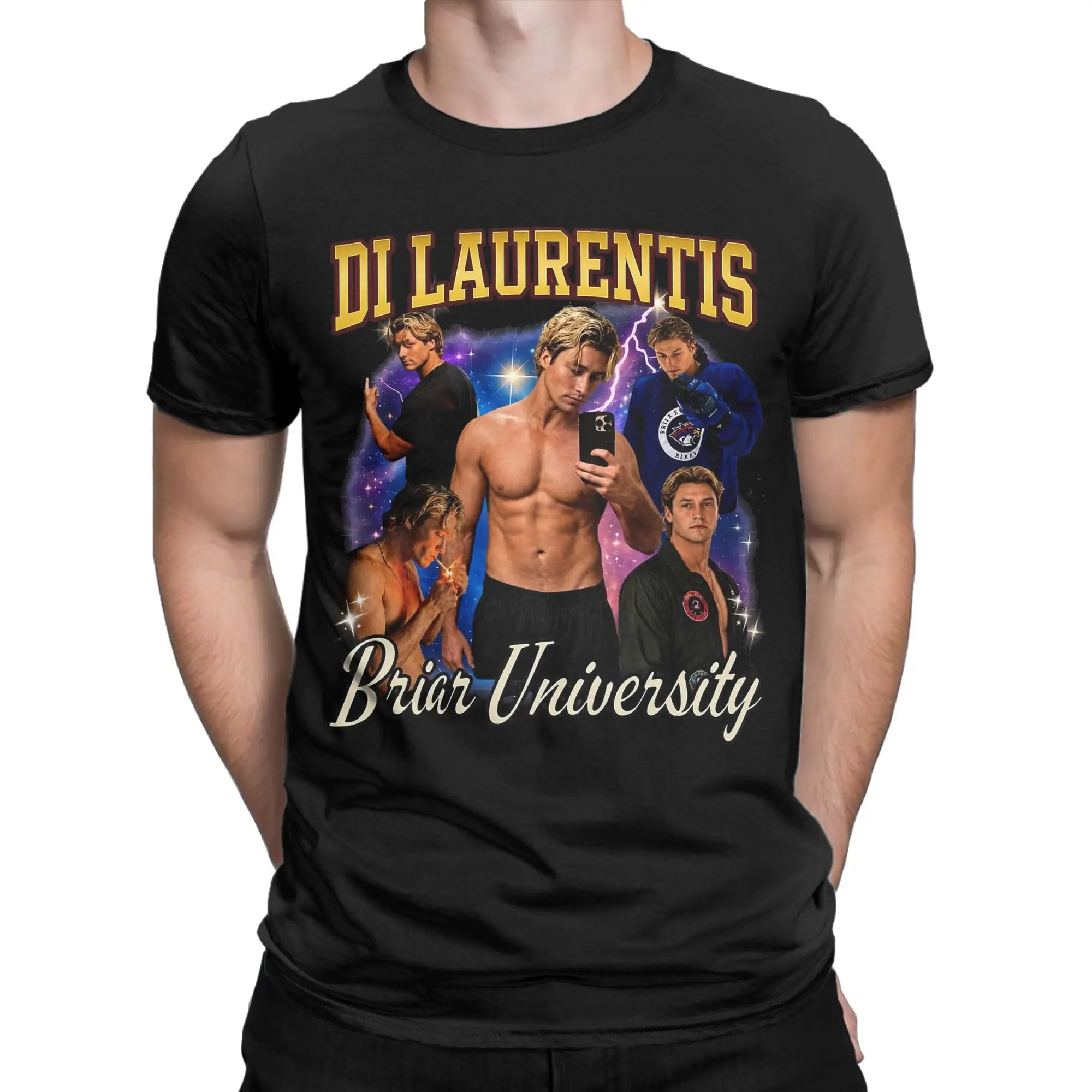 Briar Hockey Dean Di Laurentis Off Campus T Shirts Men's Cotton Humor T-Shirt Tee Shirt Short Sleeve Tops Birthday Present