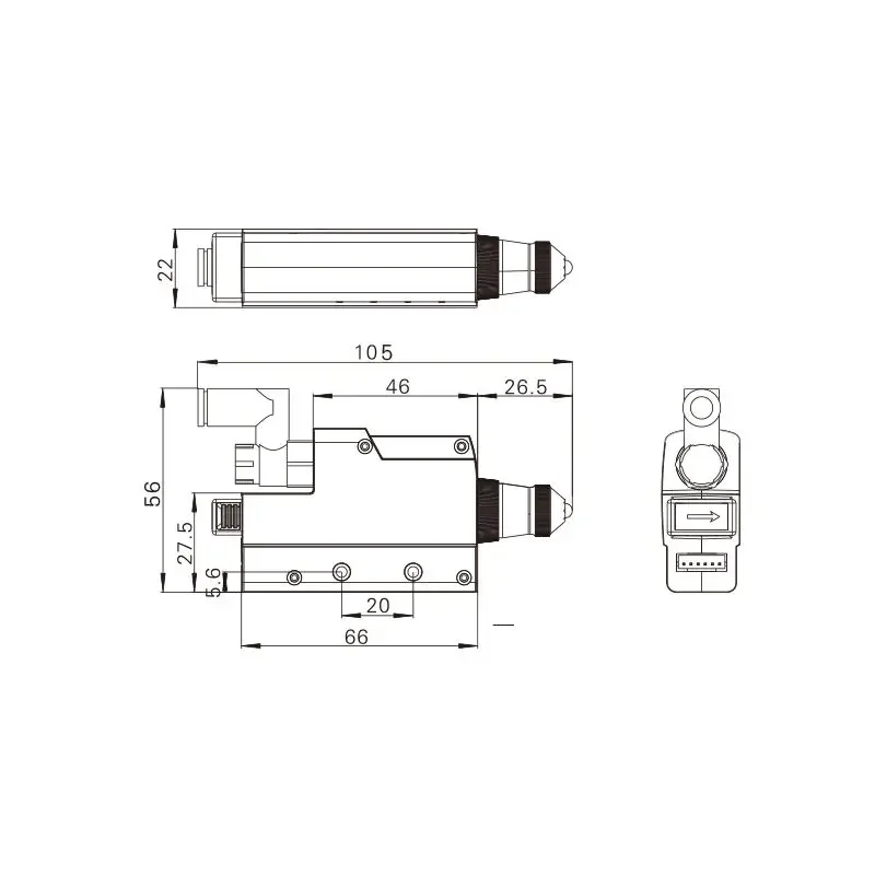 KESD KZ-10A Ionizing Air Snake Anti Static Eliminator Nozzle Equipment Safety for PCB LCD