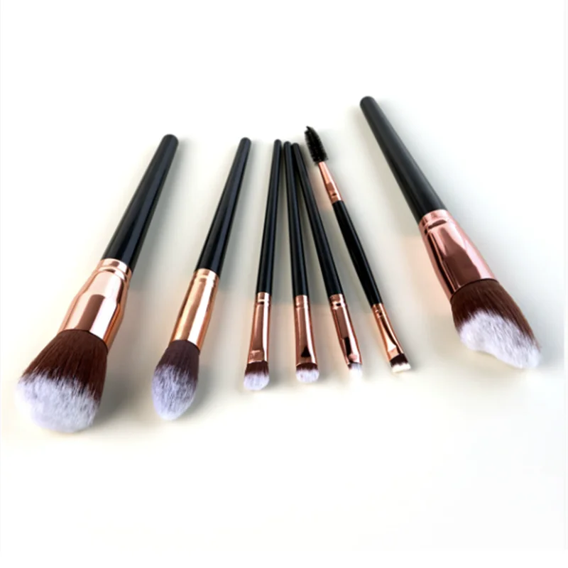 Soft Touch Mikrofaser Haar verdickte Tube 20 Stück schwarz Make-up Pinsel Set kosmetische Werkzeuge Großhandel zart und weich