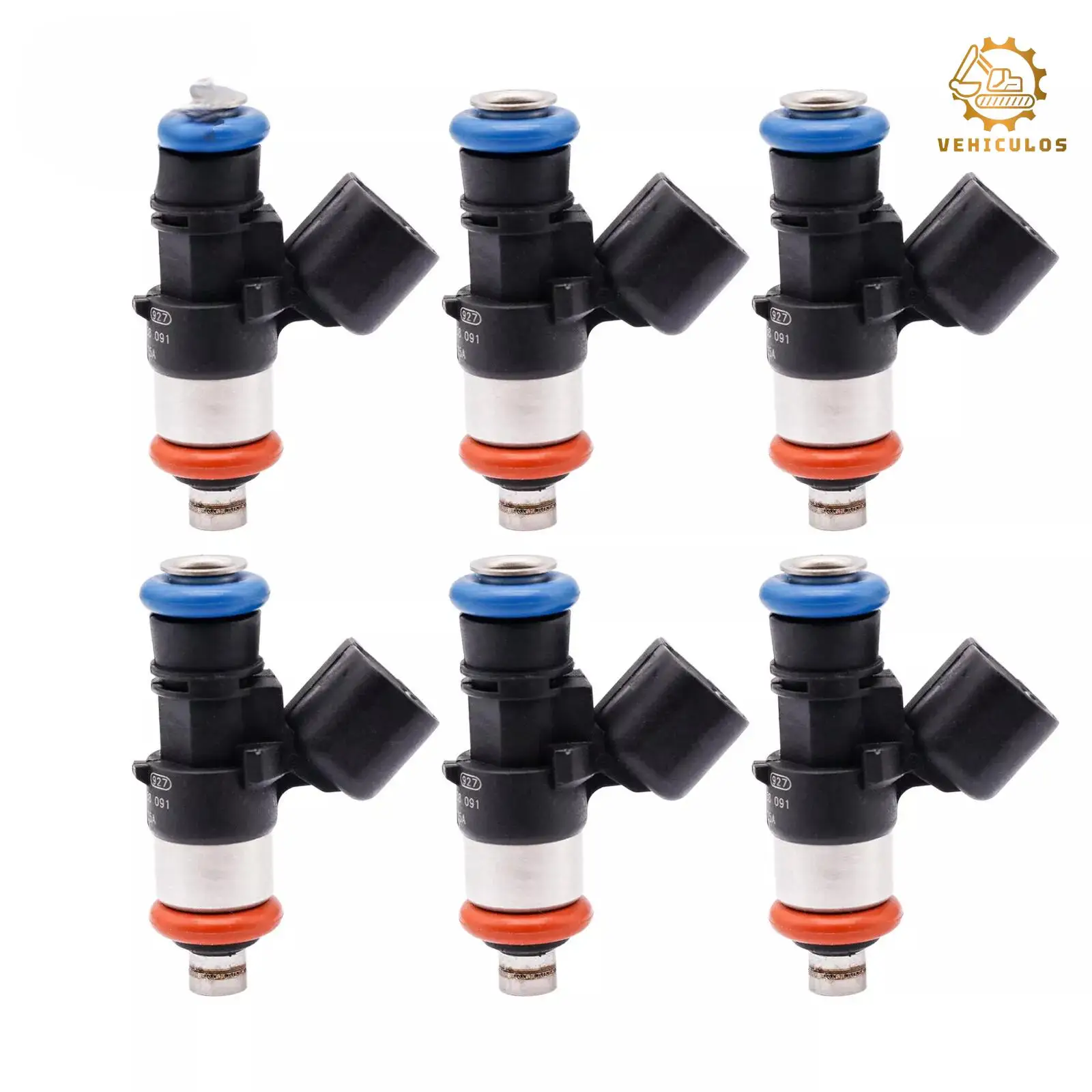 

6PCS Fuel Injectors For Ford Edge Fusion Taurus Lincoln Mazda CX-9 3.5L 3.7L V6 2007-2011 Rebuilt OE Replacement