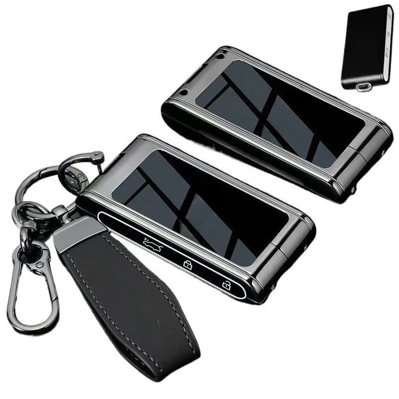 

Premium Zinc Alloy Key Cover Case for SAIC Audi E5/E5 Sportback - Protective Bluetooth Key Shell Keychain