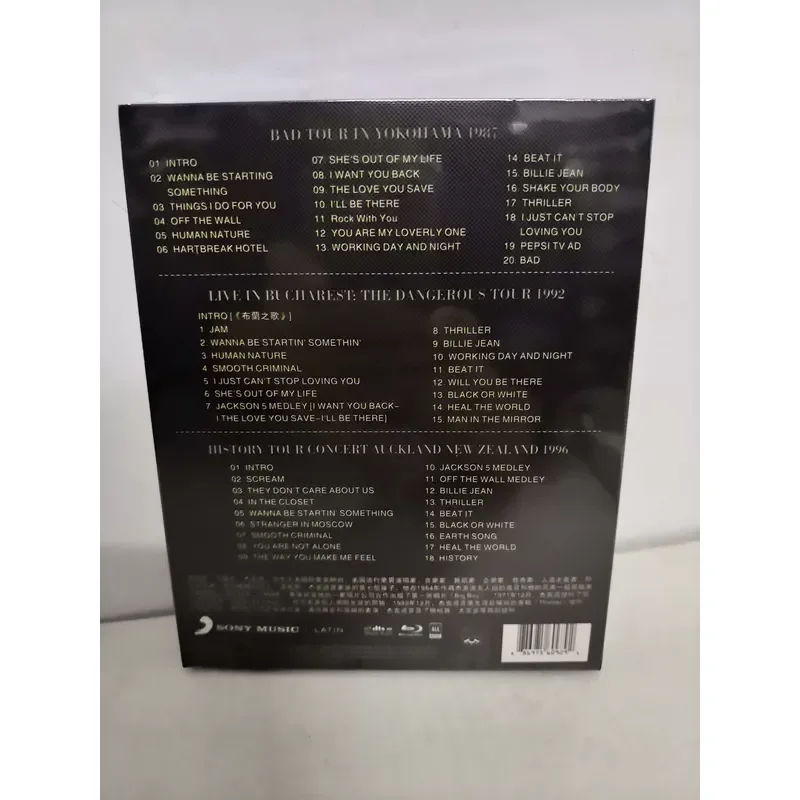 Blu-ray Disc Michael Jackson Concert Live Performance Music Video Collection