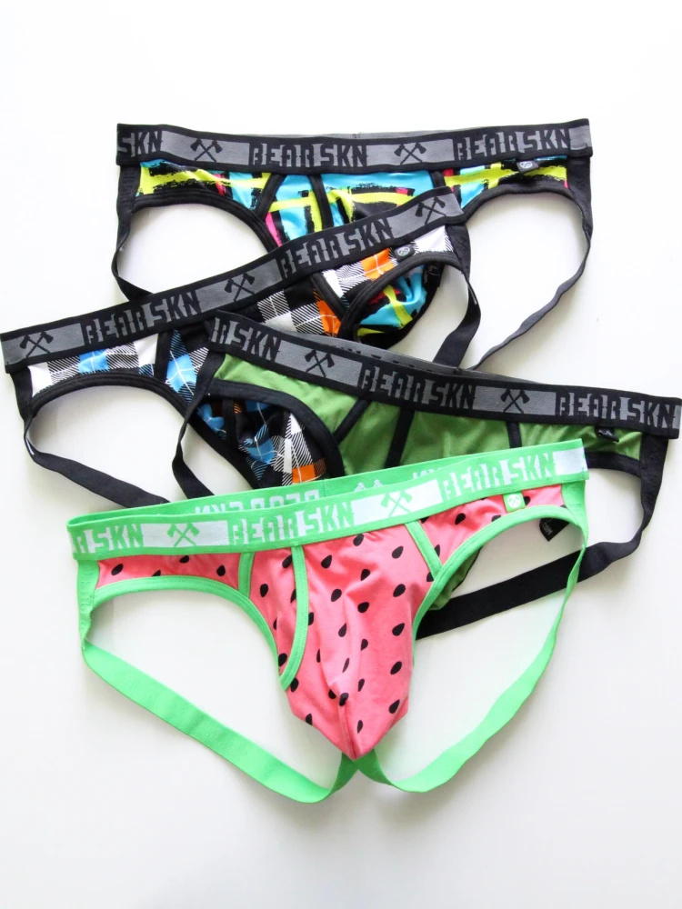 Calzoncillos Boxer para Hombre, Diseño en U de Cintura Baja, Doble Fibra de Bambú, Cómodos, Estilo a Cuadros, Juveniles, Sens...