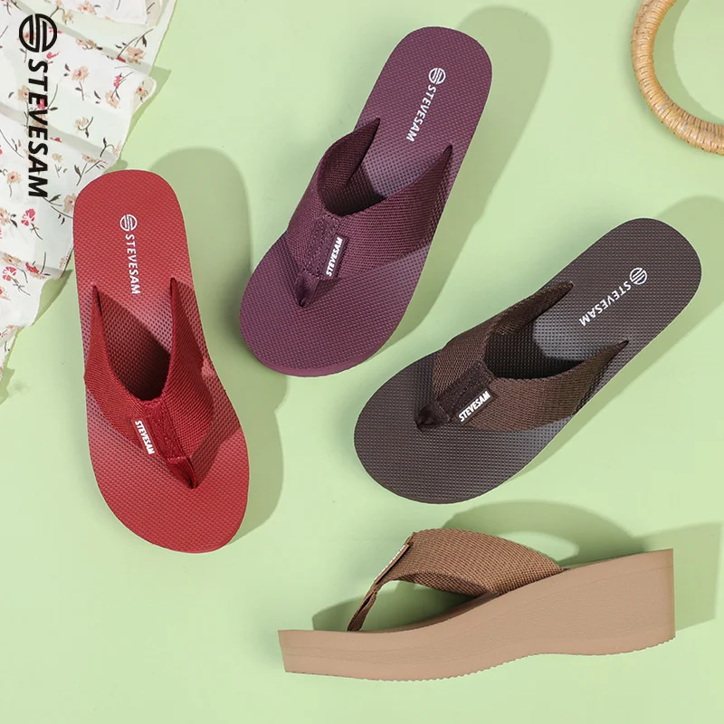 sandales-compensees-plates-decontractees-noires-pour-femme-marque-stevesam-6-cm-pour-l'ete-la-plage-et-le-sport-en-exterieur-tongs-pour-femme