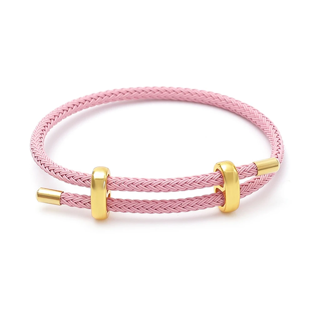 Handmade Woven Wire Rope Adjustable Bracelet, Luxury Gift