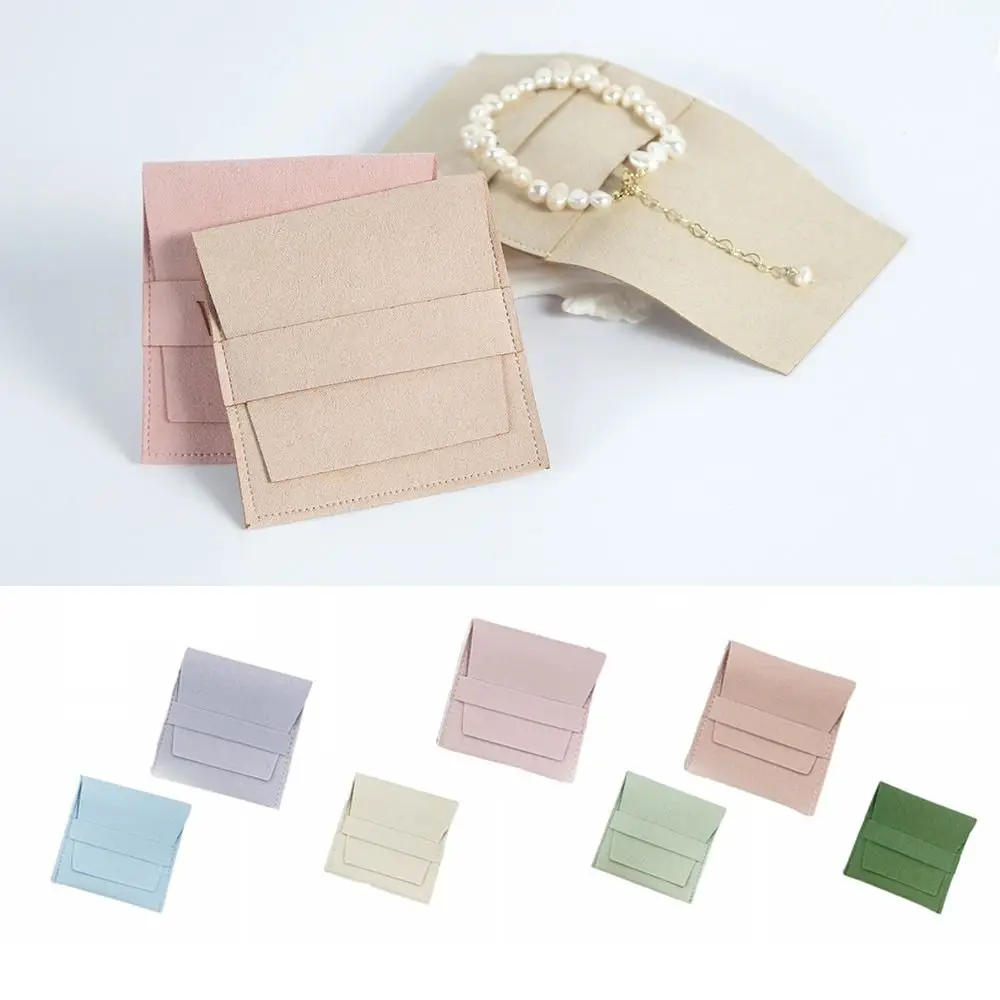 

10 шт., ожерелье, кольца, сумка для упаковки ювелирных изделий, серьги, держатель для браслета, сумка для хранения ювелирных изделий, мини-кошелек, бархатный органайзер для ювелирных изделий для девочек