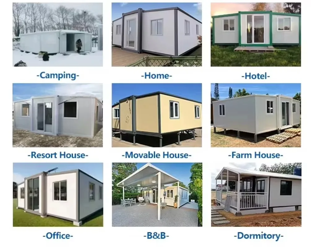 Tiny Home Hot Sale 4 Bedroom Container House Price Houses Expandable Container House Tiny Villa Other Prefab Homes