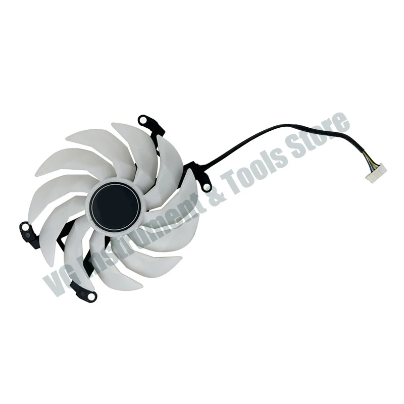 Neuer Lüfter 102MM GFY10015H12SPA 4PIN 6PIN für KFA2 Galax GeForce RTX 3060 3060Ti 3070 3070Ti EX Weiße Grafikkartenlüfter – Detail 5