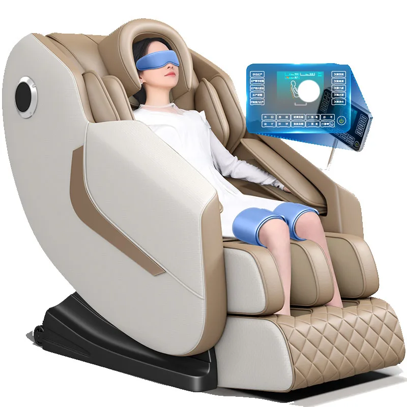 2024 Body Health Care Products Zero Gravity Full Body Massage Chair New Massager PU Leather Shiatsu Mini Massage Chair 5d CN;FUJ