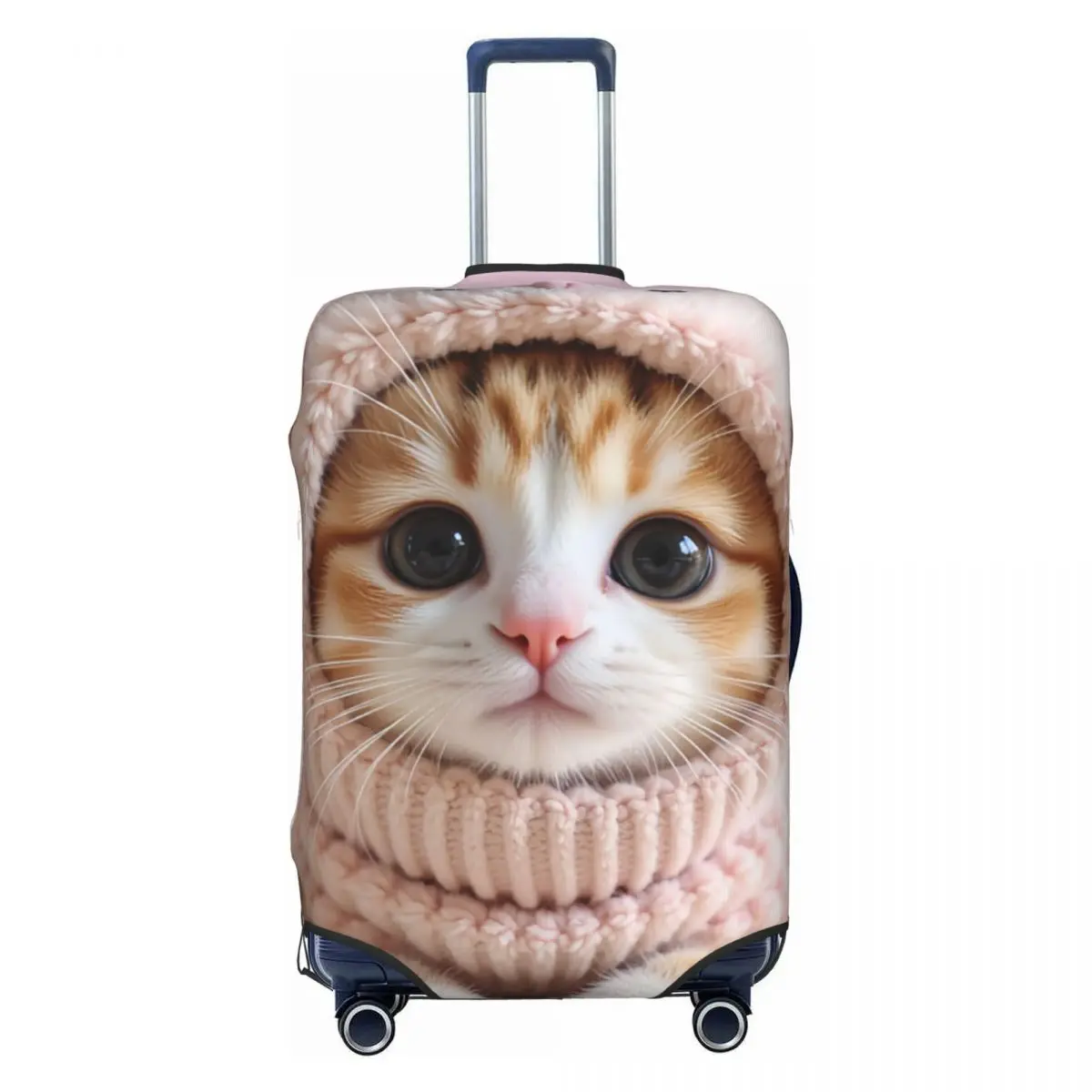 

Adorable Kitten Cat Suitcase Cover Washable Luggage Covers Protector for 18-32 inch
