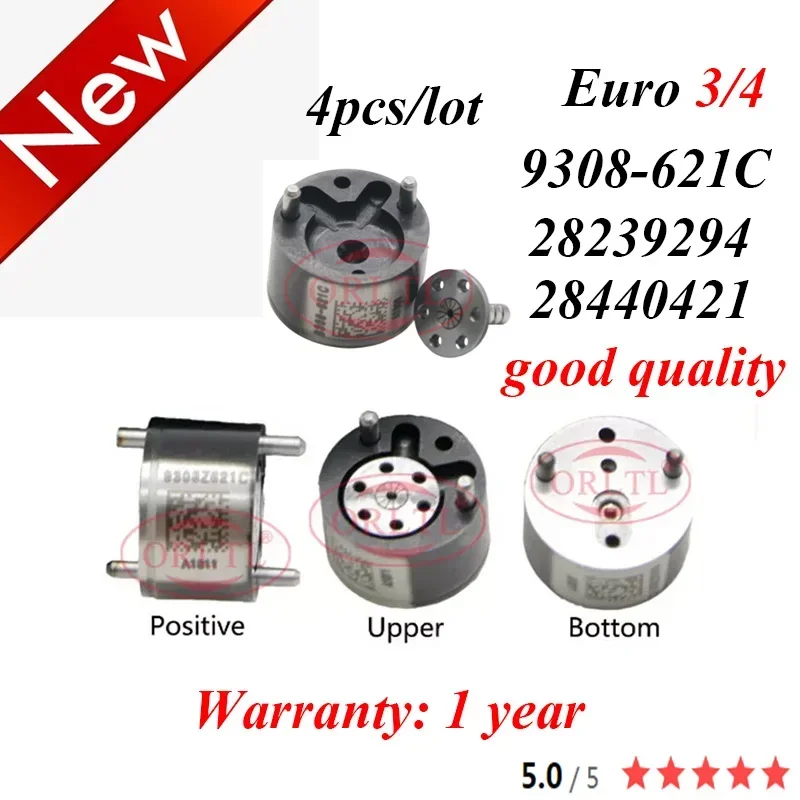 

Комплект из 4 дизельных клапанов 9308-621C для FORD EJBR00601D EJBR01101D 4C1Q9K546AB RM4C1Q9K546BA 4C1Q9K546BA 4S7Q9K546BD RM4S7Q9K546B