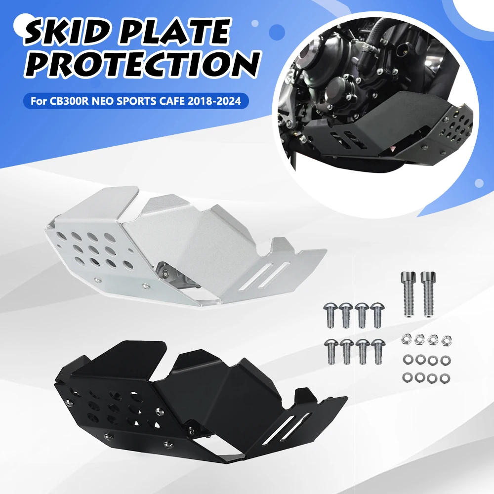 

For HONDA CB300R NEO SPORTS CAFE 2018-2019-2020-2021-2022-2023-2024 Engine Skidplate and Generator cover engine Cover Guard Set