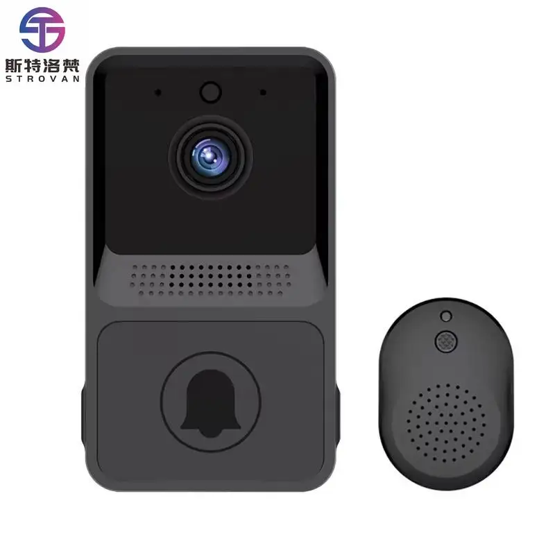 

STLF Smart Home 480P Video Doorbell Intercom Flip Design Tuya WiFi Resolution Android Operated Home Security Plastic Mate