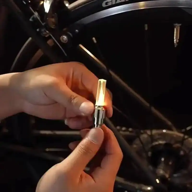 

ESLNF Bike Colorful Firefly Induction LED Tyre Tire Valve For Car Wheel Bicycle Light