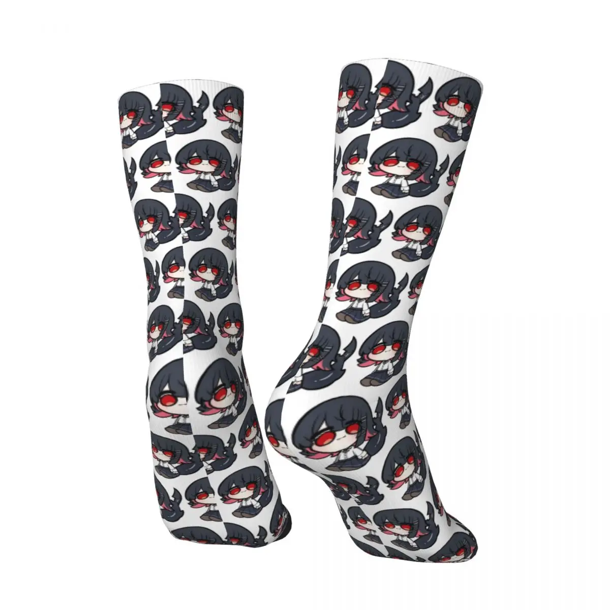 All Seasons Anime Zenless Zone Zero Chibi Ellen Joe Socks Harajuku Crew Socks Fashion Stockings for Men Women Valentine's Day