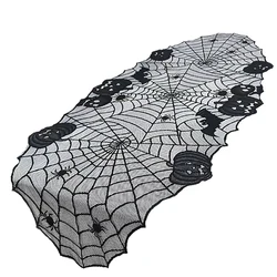 Halloween Decorations, Lace, Spider Webs, Table Runners, Pumpkins, Skull Doors, Fireplaces, Scarves, Curtains, Party Decorations