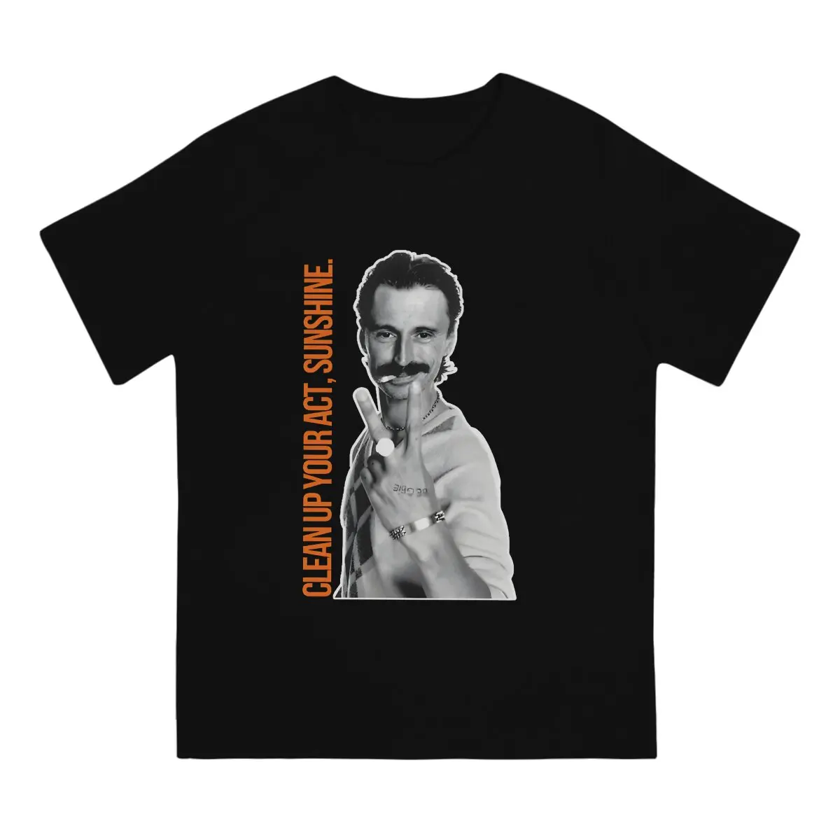 Begbie Man\'s TShirt Trainspotting O Neck Tops Fabric T Shirt Humor High Quality Birthday Gifts