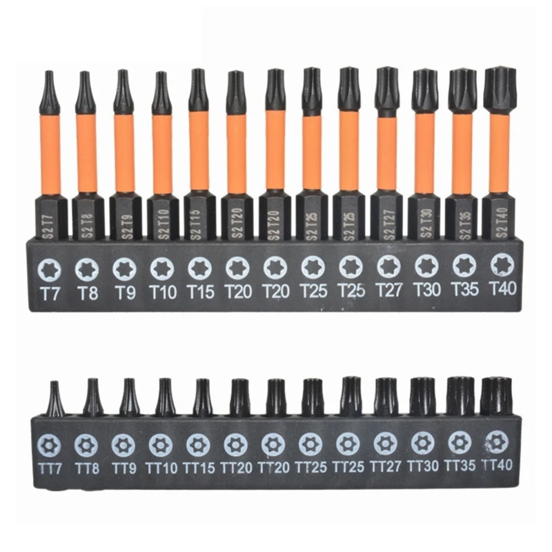 26Pcs Torx Screwdriver Bit Set 7-40 Impact Star Bit Set Repair Tool