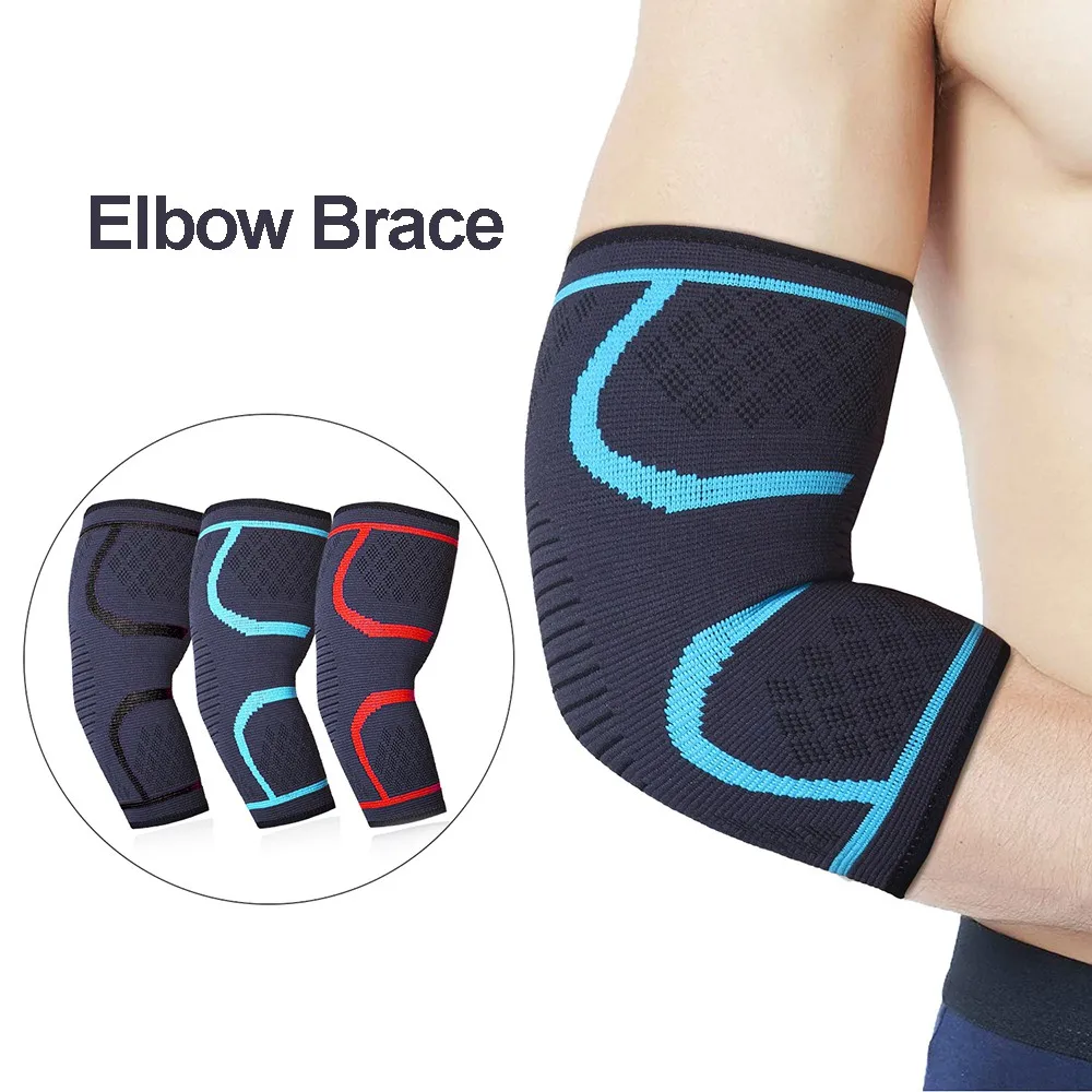 1pc elbow support elastic elbow compression sleeve, used for sports, elbow support for men and women