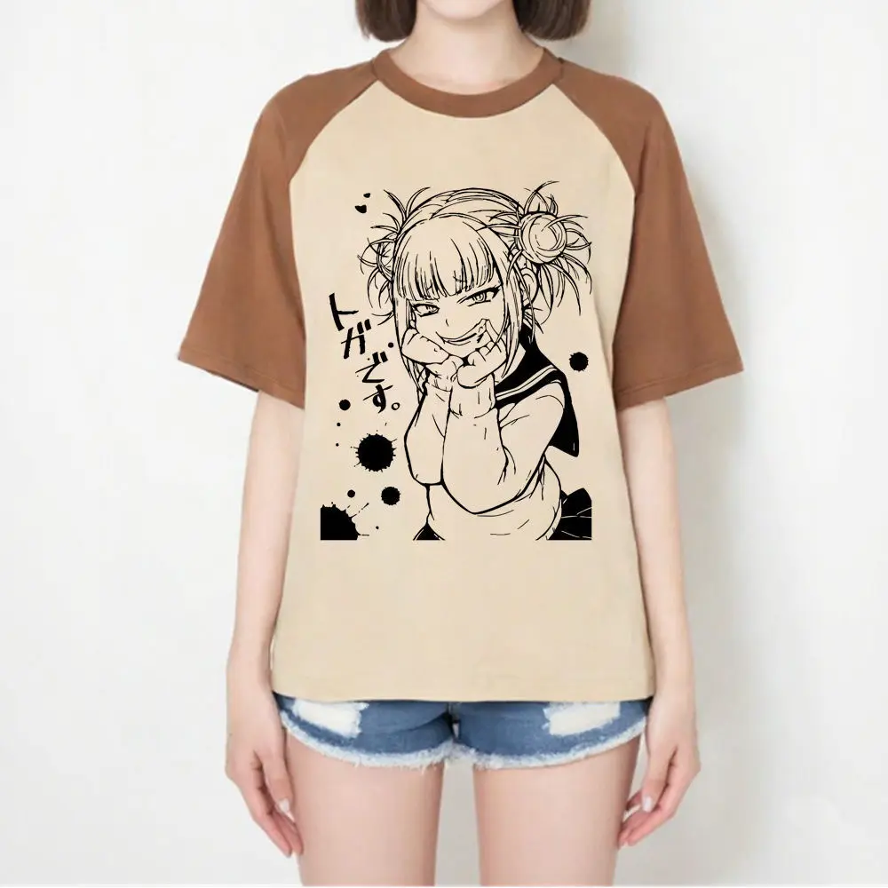 

Футболка Бакуго, подростковая готика в стиле Харадзюку, модные дышащие футболки, женские дышащие пастельные футболки 80-х годов с графикой