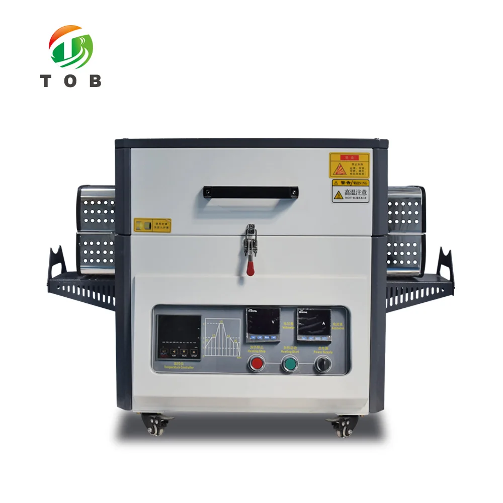 1200C High Temperature Tube Furnace for Lithium Battery Lab Research