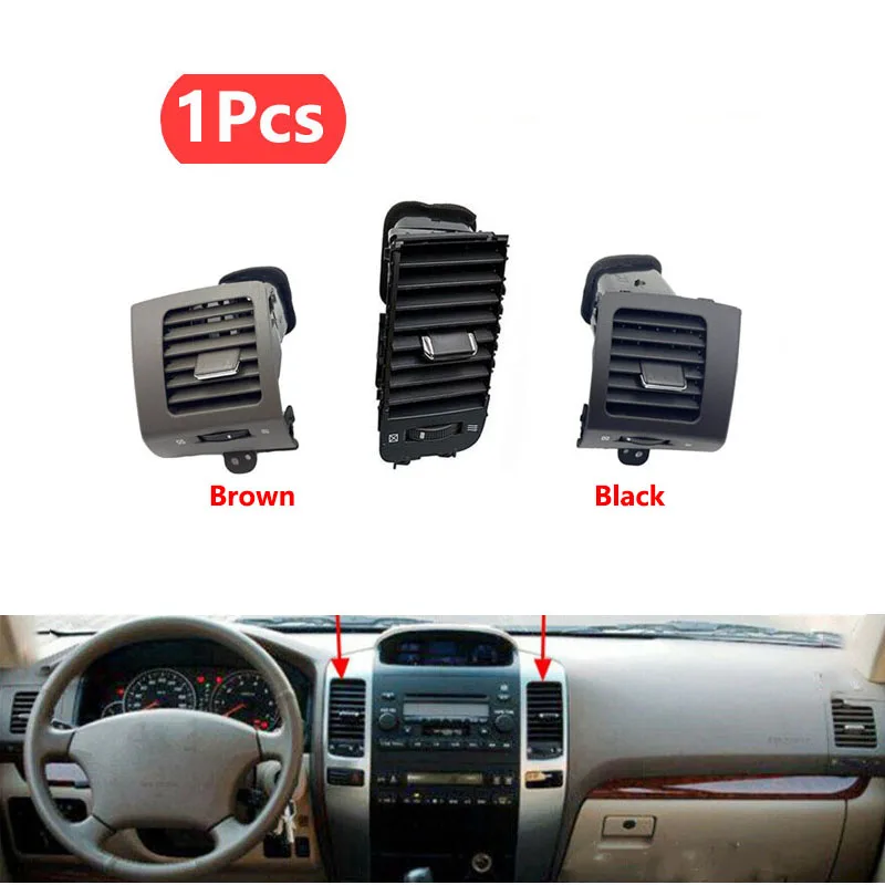 Ruili69 2 Car Air Conditioning Vent outlet For Toyota Land Cruiser Prado 120 Lexus GX 470 2003 - 2009 Dashboard Air Outlet Penal