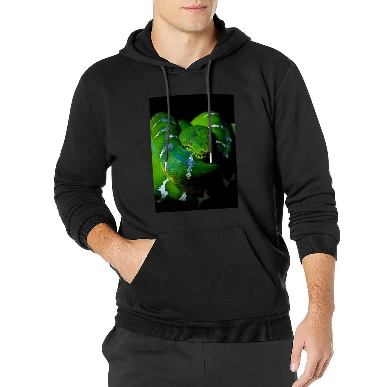 

Emerald Tree Boa Pullover Hoodie clothes for men korean autumn clothes men's clothes mens hoodie