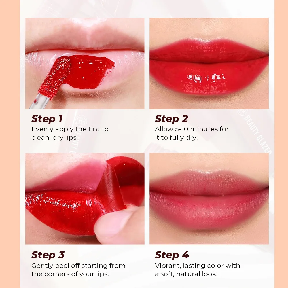 Tear lip glaze matte matte surface tear lipstick improves complexion long-lasting moisturizes and fades lip lines Makeup