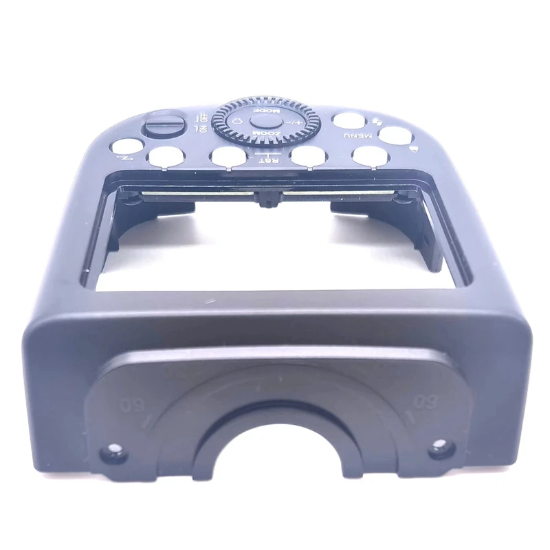 Speedlite 플래시 후면 커버 및 모드 기능 선택 단추 패널, Godox V1 휠 키보드 예비 부품, LCD 스크린 없음