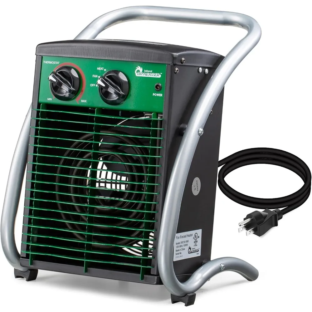 

1500-Watt Infrared Heater for Greenhouse and Workshop, Model DR218