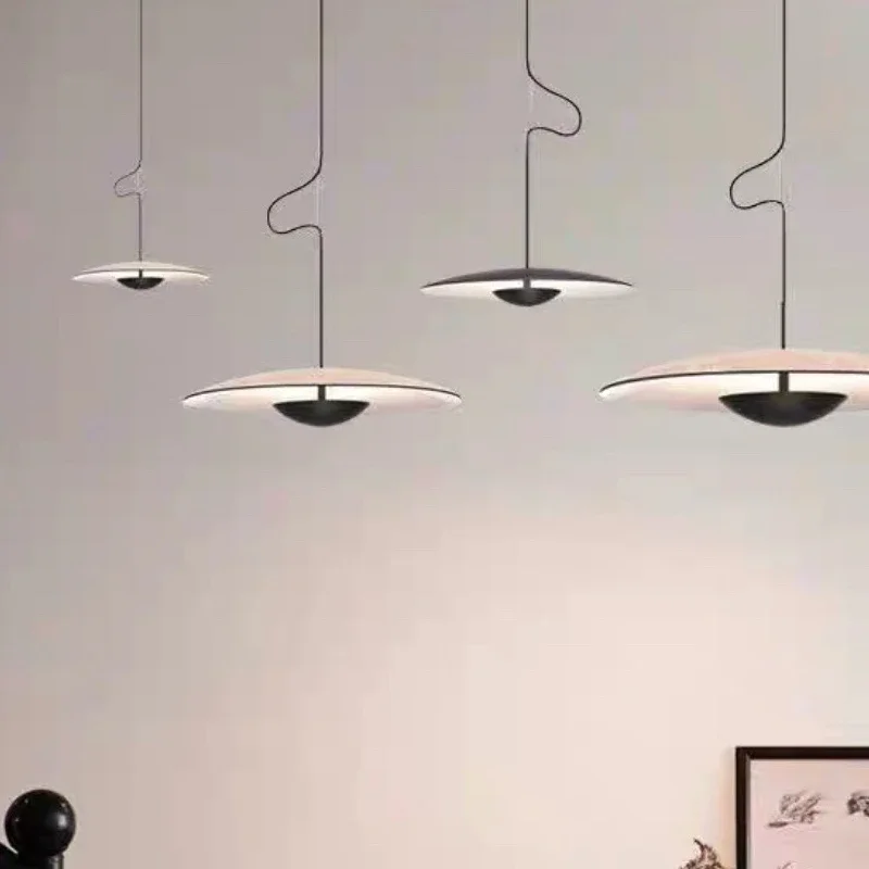 

Led Designer Creative Dining Room Chandelier Living Room Modern Minimalist Nordic Coffee Shop Wine Cabinet Decoration Office