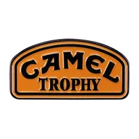 Vintage Style Camel Trophy Land Rover enamel pin badge for backpacks