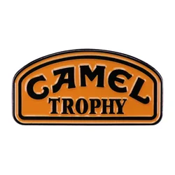 Vintage Style Camel Trophy Land Rover enamel pin badge for backpacks